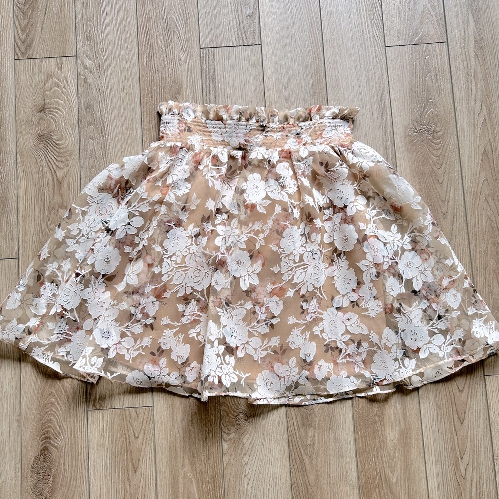 En Saison Floral Circle Skirt